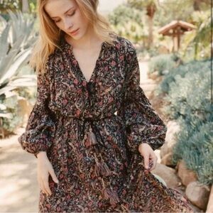 DOEN Jardin Poet Dress Size Medium